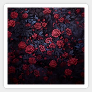 Gothic Roses Pattern Sticker